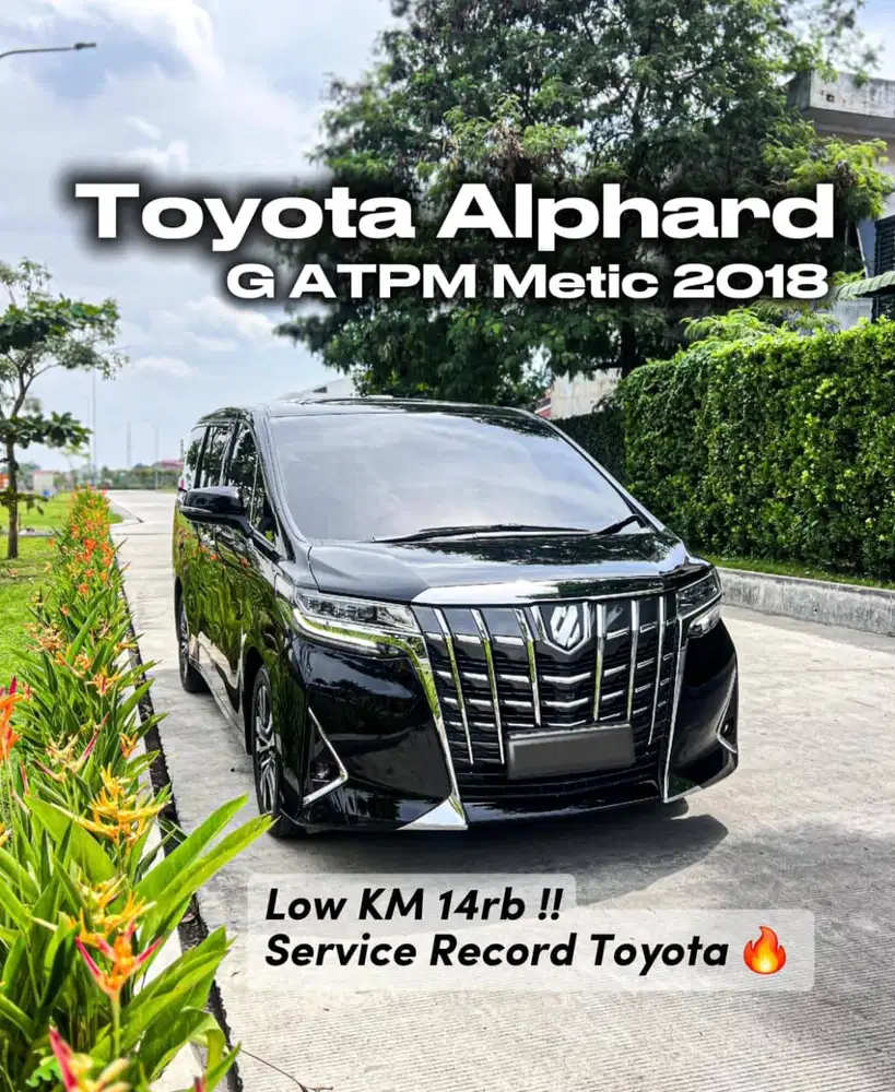 Toyota Alphard 2.5 G ATPM A/T Hitam 2018 vellfire 2019 lm350 2020 voxy