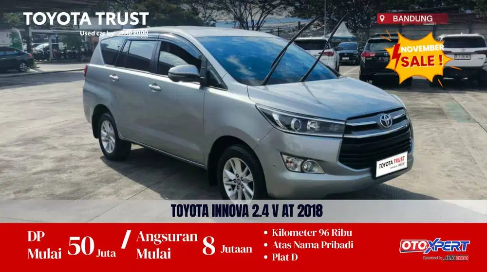 TOYOTA INNOVA 2.4 G AT 2018