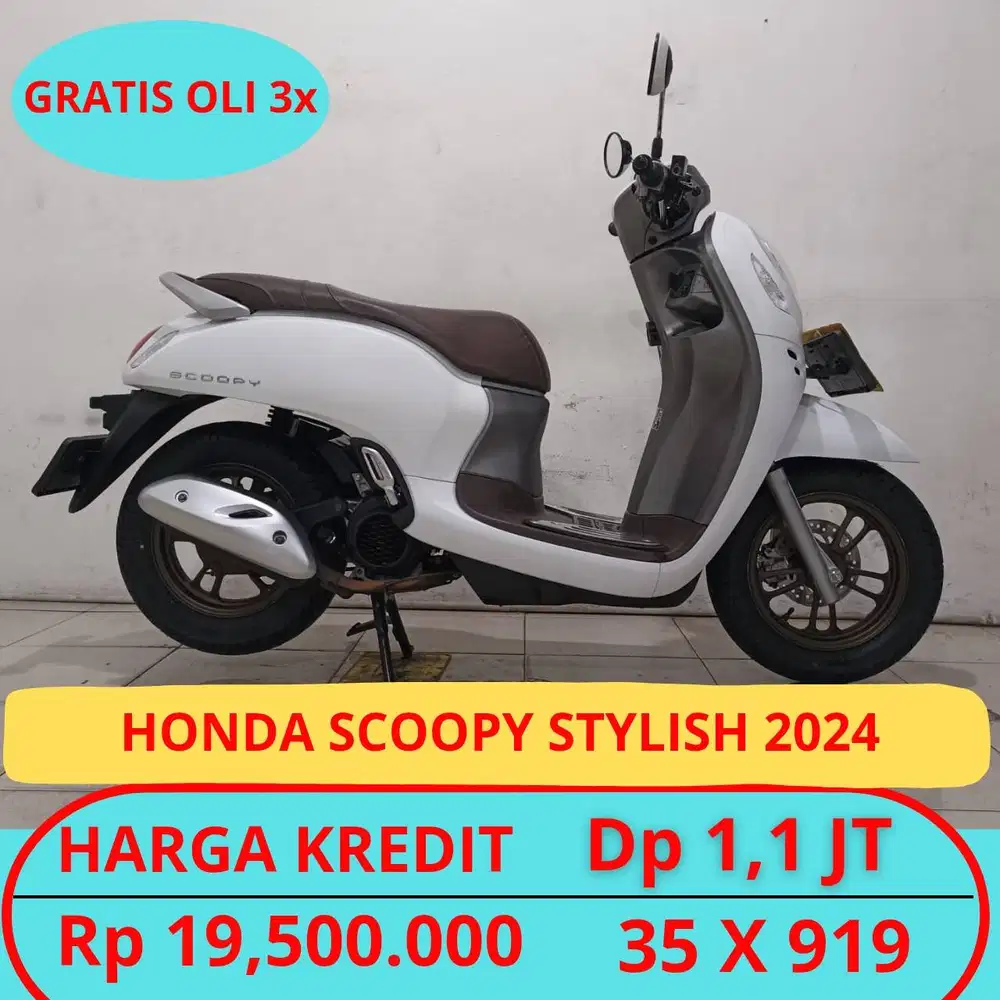 HONDA SCOOPY STYLISH 2024 PROMO SPESIAL