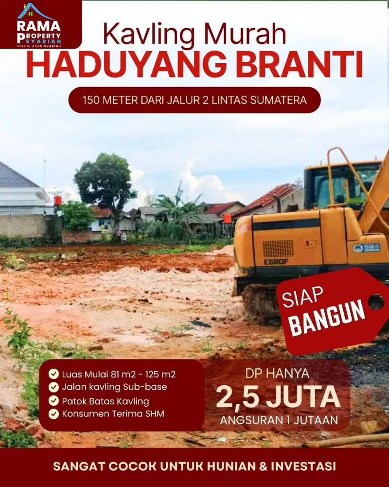 kavling dekat pasar dan bandara lokasi asri dan nyaman