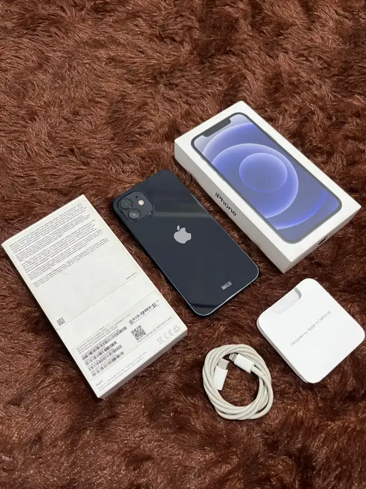 iPhone 12 64GB iBox Mulus Fullset Original