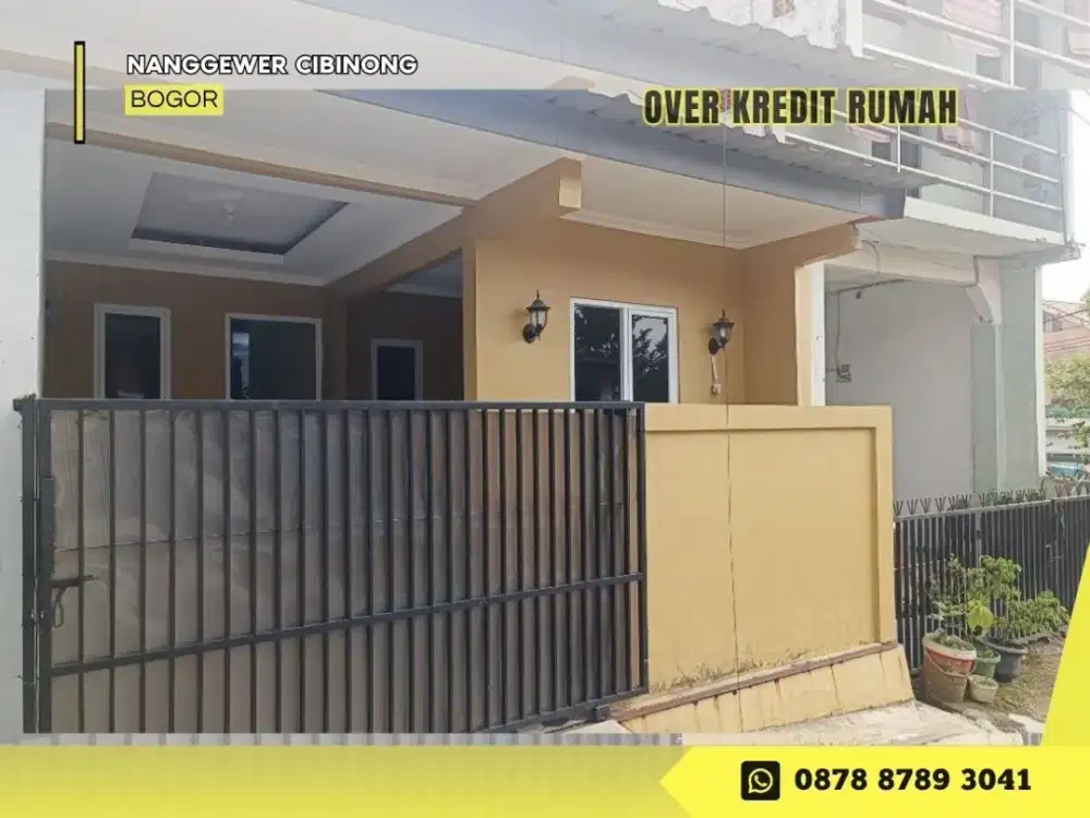 Jual Over Kredit Rmh 110JT dkt Stasiun di Perum Bogor Asri Nanggewer
