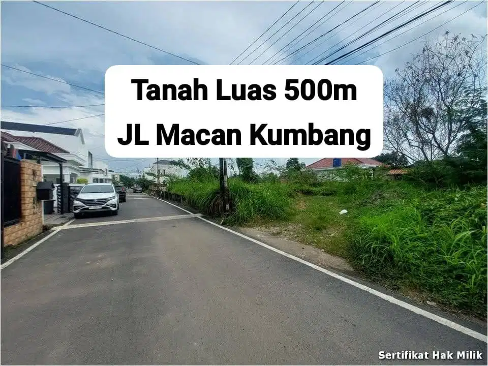 Dijual Tanah Mcan Kumbang / SHM