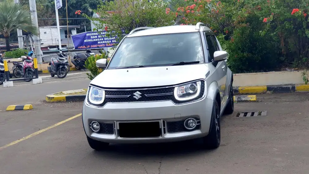 Km16rb suzuki ignis gx matic 2017 pakai 2018 silver matic