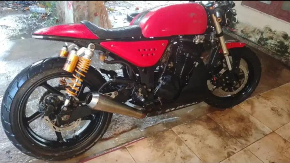 Cafe racer basic ninja 250 karbu 2012