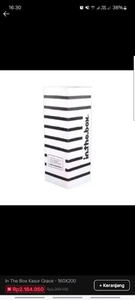 Dijual Kasur In The Box Grace New