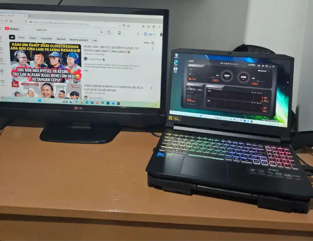 Laptop Acer Nitro 5 AN515 57 i5 11400H RTX 3050 16Gb 512Gb NVME 1Tb HD