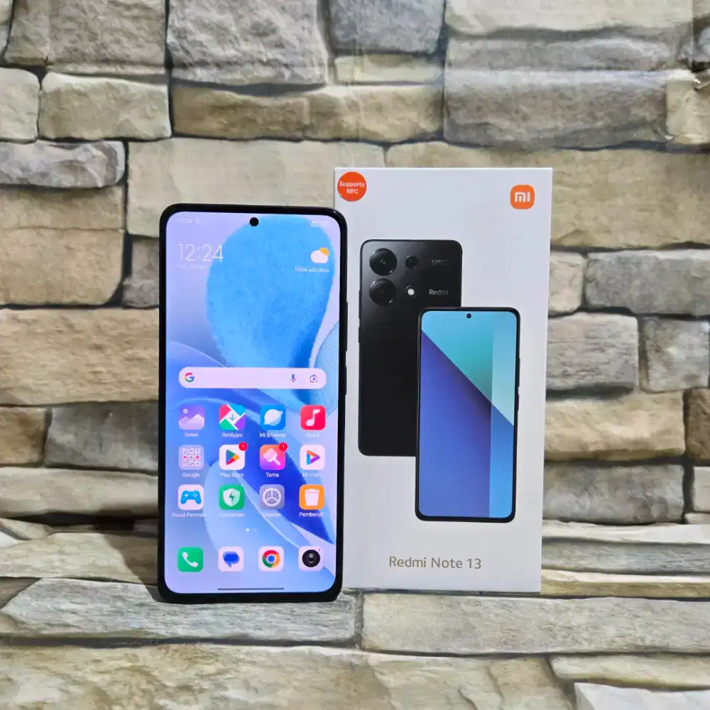 Xiaomi Redmi Note 13 8/128 4G Black Fulset segel mulus 98%