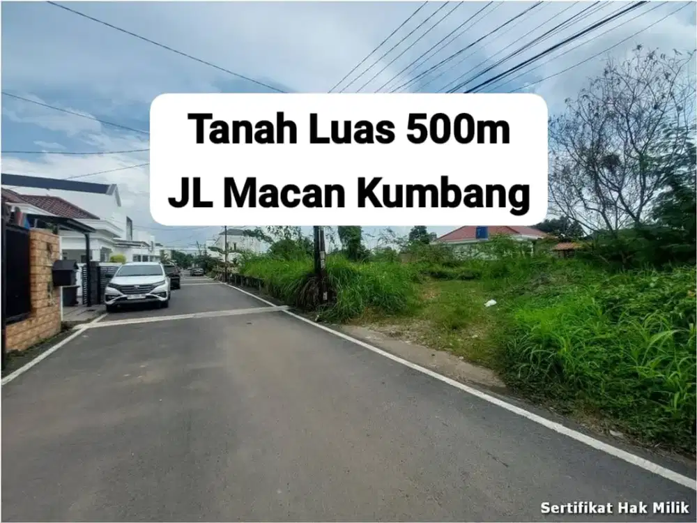 Dijual Tanah Mcan Kumbang / SHM
