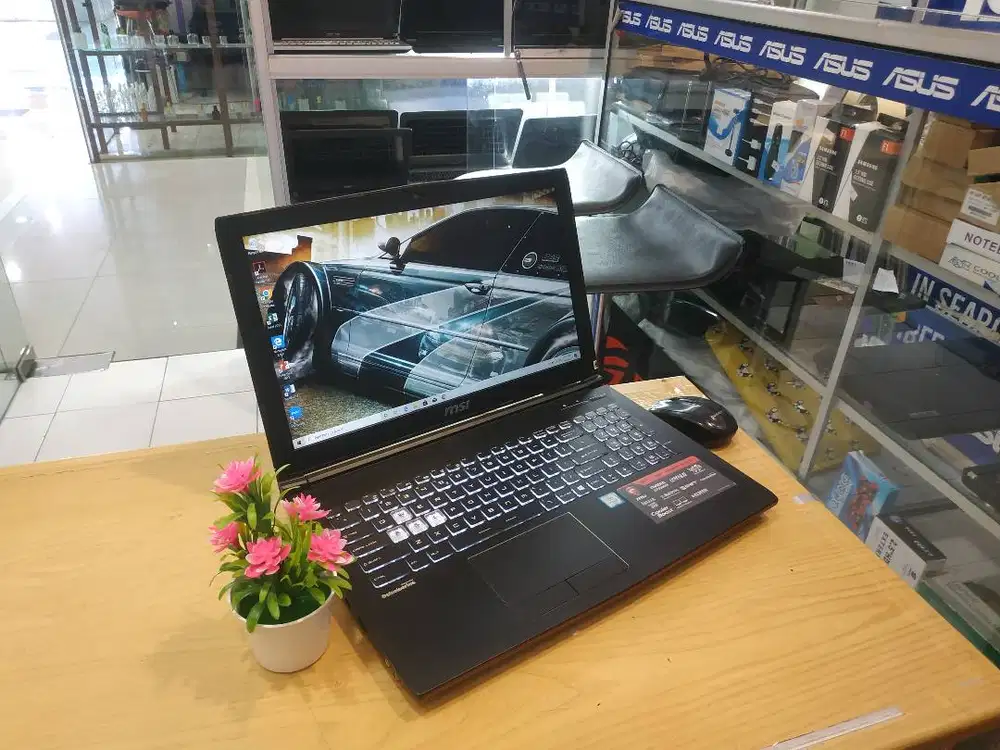 DIJUAL LAPTOP GAMING MSI GP62 6QC CORE i7 RAM 16GB NVIDIA