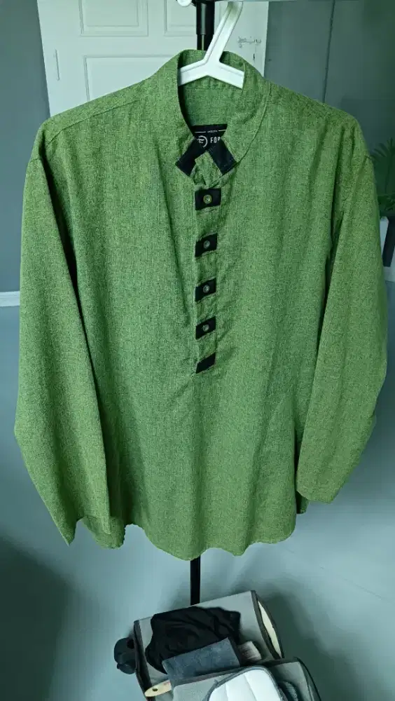 Baju Koko Warna Army L