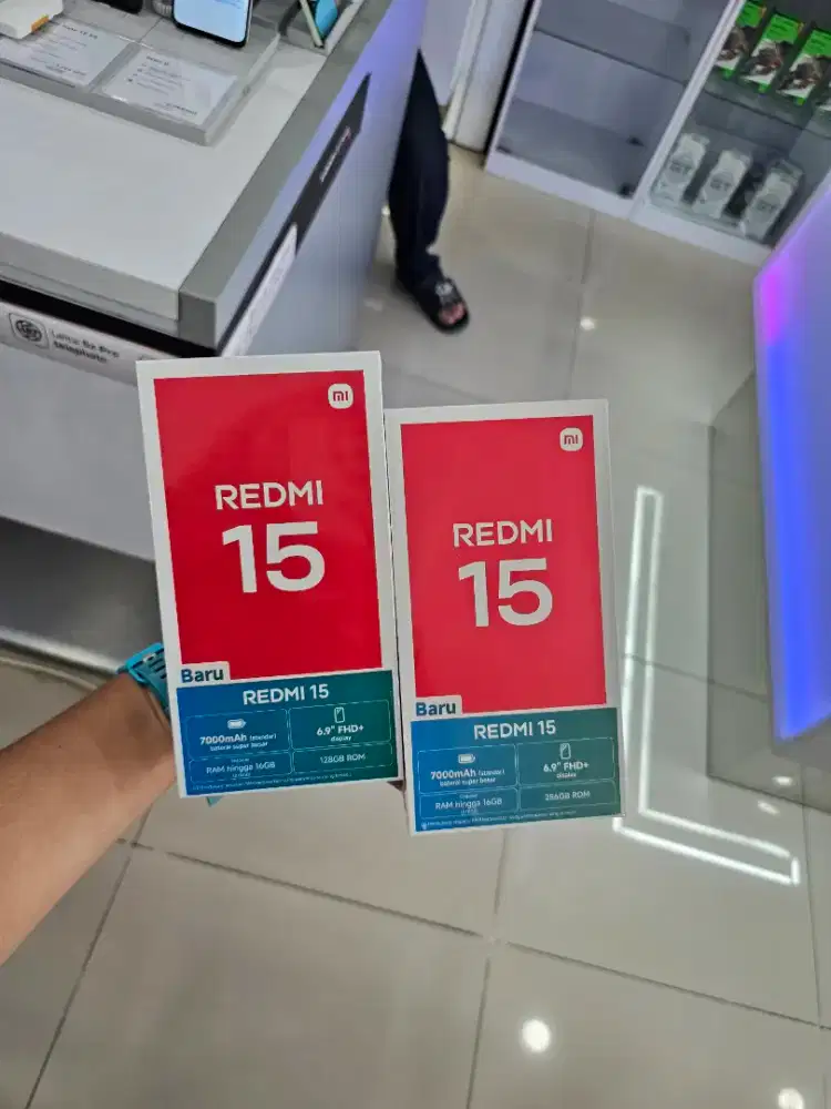 REDMI 15 8/256 ( NEW RESMI PROMO)
