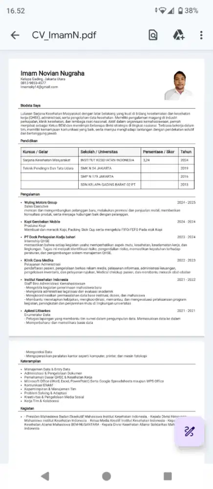 Sedang mencari lowongan pekerjaan