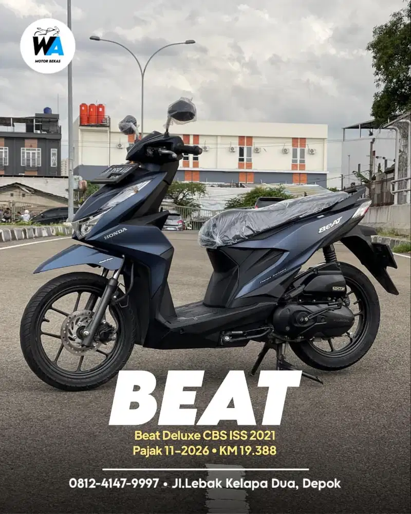 Honda Beat Deluxe Cbs Iss Tahun 2021 Cash/Kredit