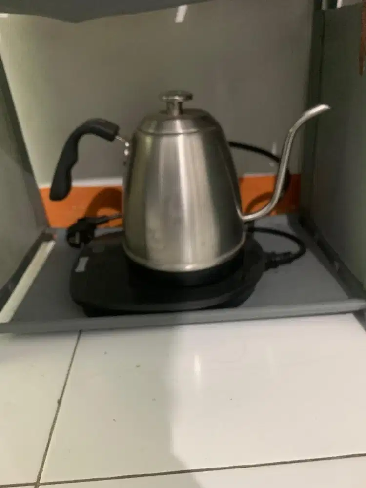 Gooseneck kettle electric 1 liter / teko listrik 1 L /