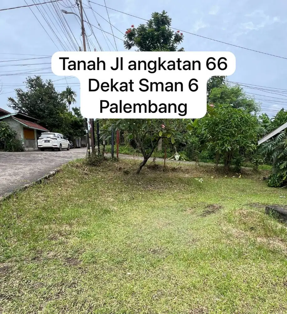 Tanah kosong Area Kemuning Sekip dekat SMAN 6 PALEMBANG