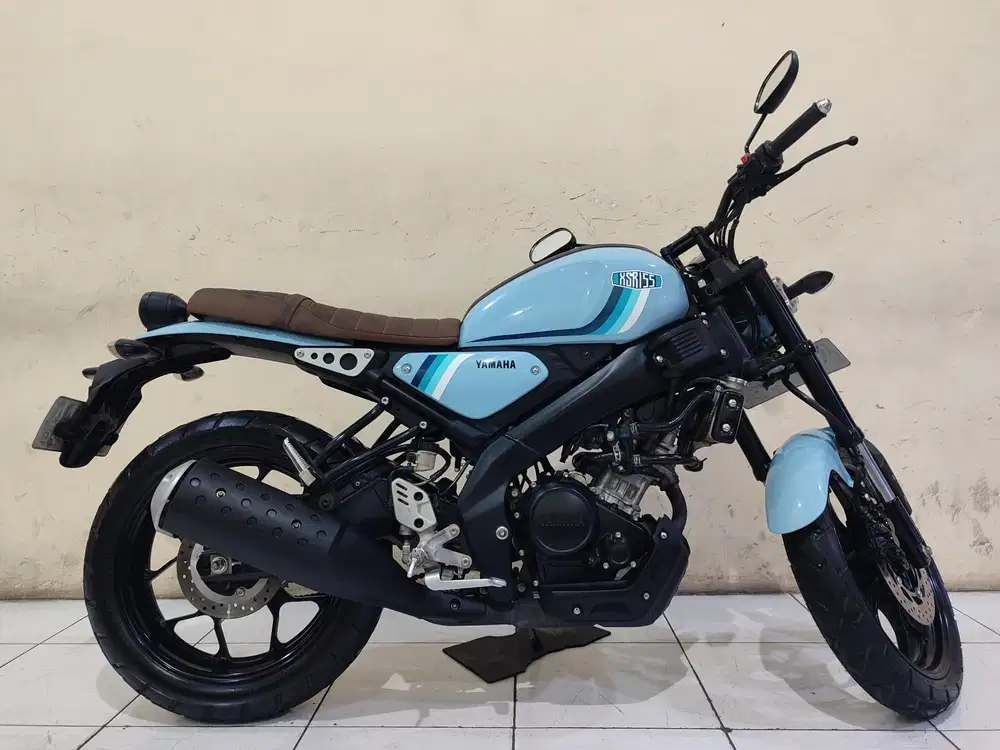 Yamaha XSR 155 biru 2023 istimewa mulus terawat siap pakai...