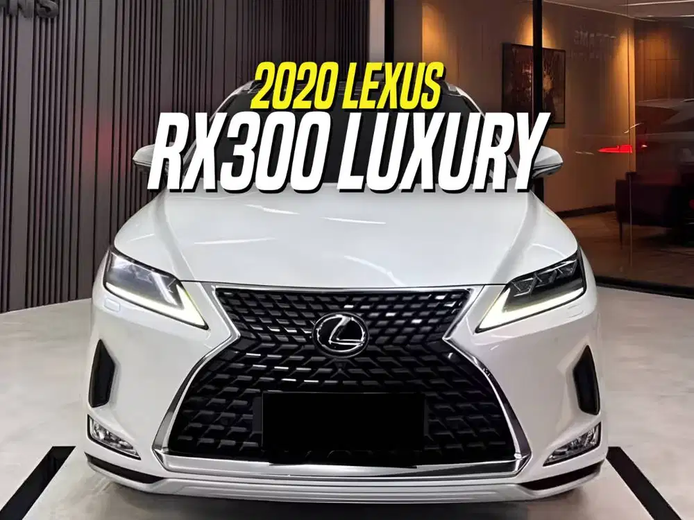 Lexus RX300 Luxury 2021 NIK 2020 Facelift White on Black Putih RX 300