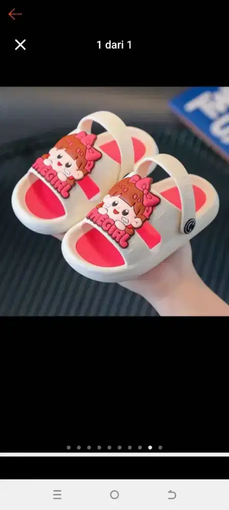 Sepatu anak perempuan umur 1.5 th
