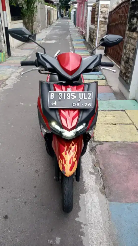 soul gt 125 led 2016 blue core mesin sehat bagus mulus