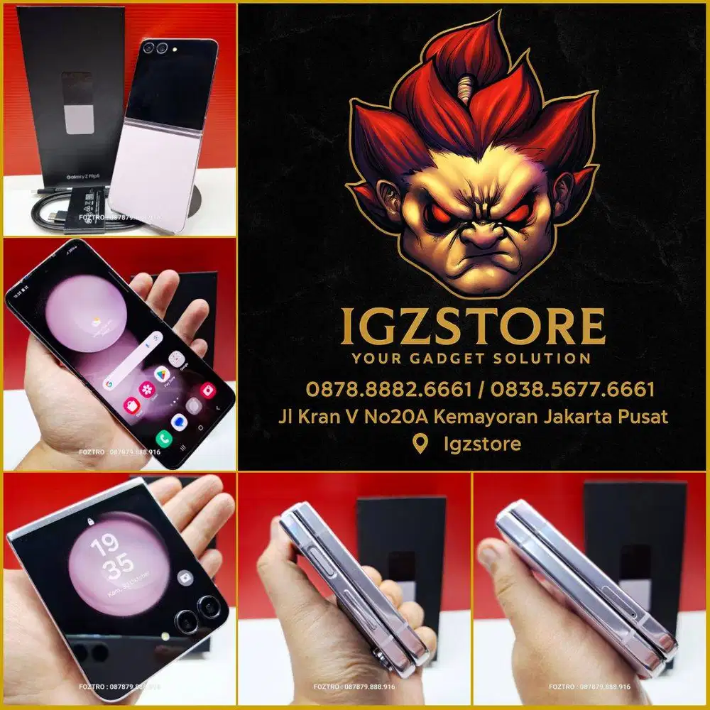 Samsung Galaxy Z Flip 5 8/256GB Lavender Fullset SEIN No Minus