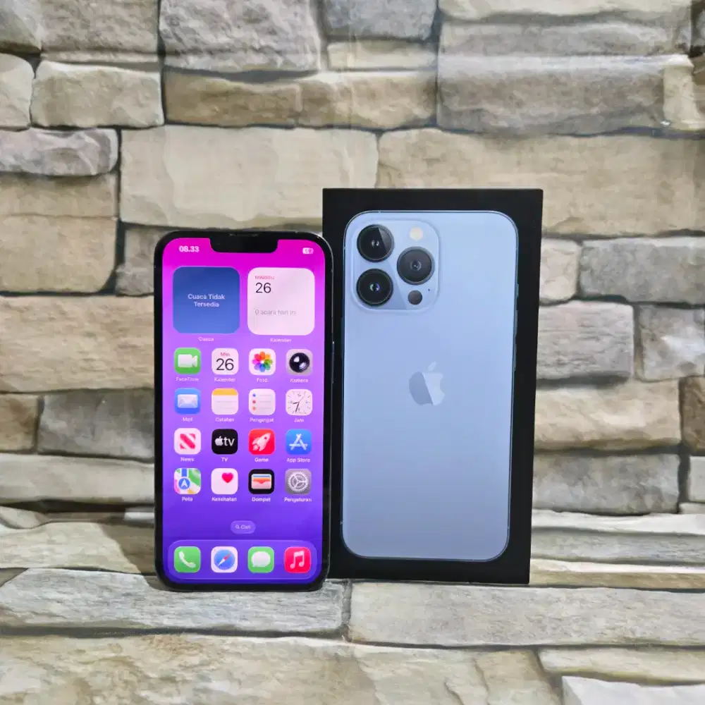 Iphone 13 Pro 128Gb Resmi ibox BH 100% Fulset segel mulus 98%