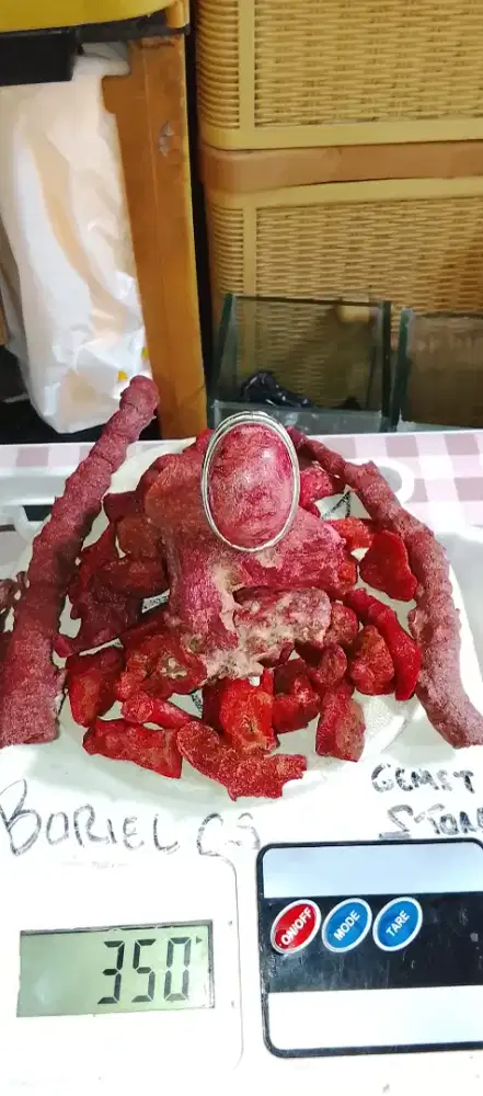 JUAL BUTUH BAHAN MARZAN MERAH DAN SIAP PAKAI RING ALPAKA SUPER MUMER