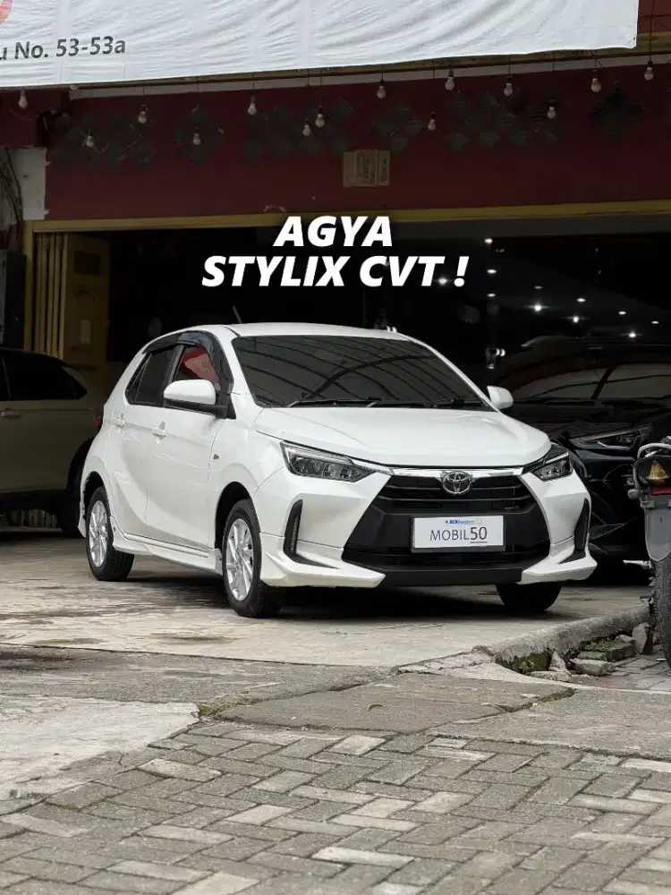 (DP 24 JT) ODO 10 RIBU TOYOTA AGYA STYLIX G CVT 2023/2024 BRIO