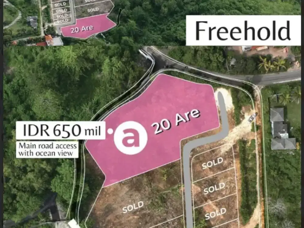 Land for sale in Uluwatu, Bali