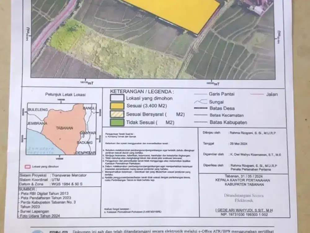 Land for sale in Kaba Kaba, Bali