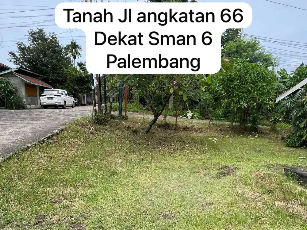 Tanah kosong Area Kemuning Sekip dekat SMAN 6 PALEMBANG