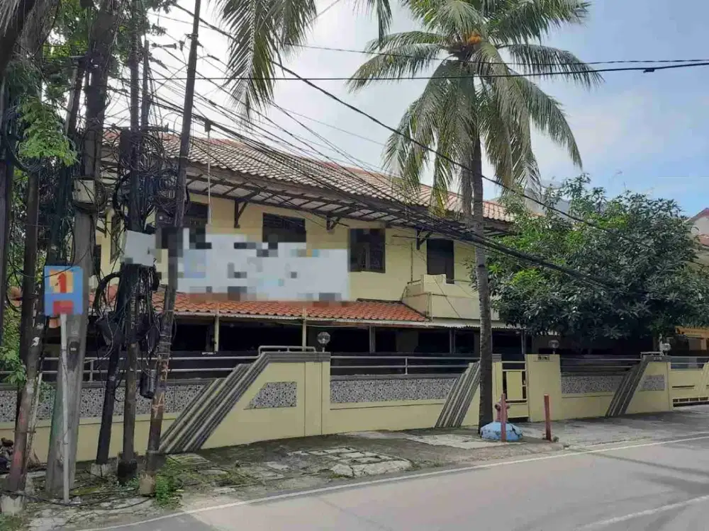DIJUAL RUMAH HOOK LT 405M² LOKASI PINGGIR JALAN AKTIF DI SUNTER