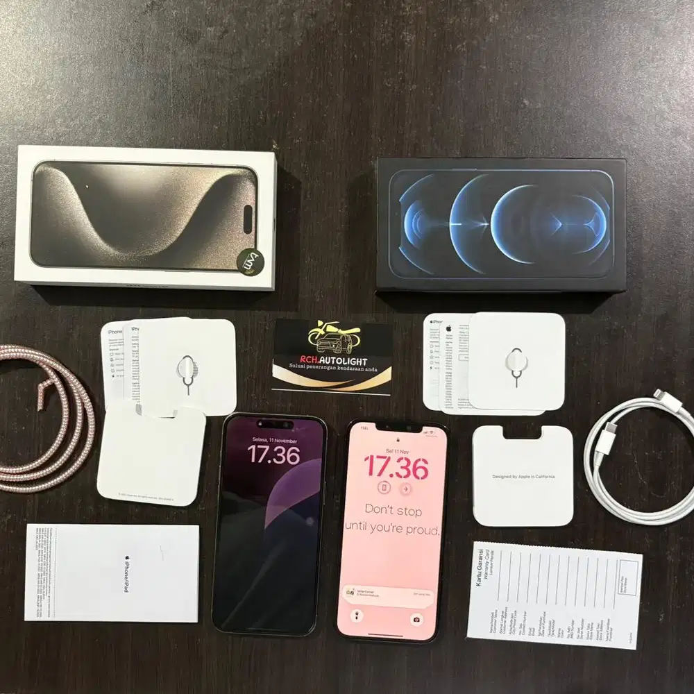 WTS Apple Iphone 12 Pro Max 512gb & Iphone 15 Pro Max 256gb Ibox mulus