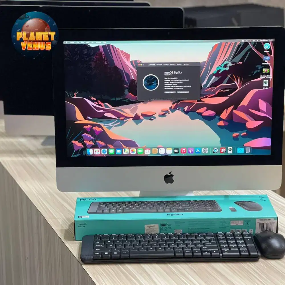 Imac 2017 INTEL CORE i5 2.3GHz 21.5Inch FHD 8GB SSD 256GB DL-VN