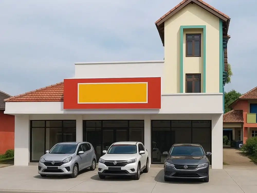 Ruko 3 Lantai di Pinggir Jalan Sogiri 5 Menit ke TOL Tanah Baru