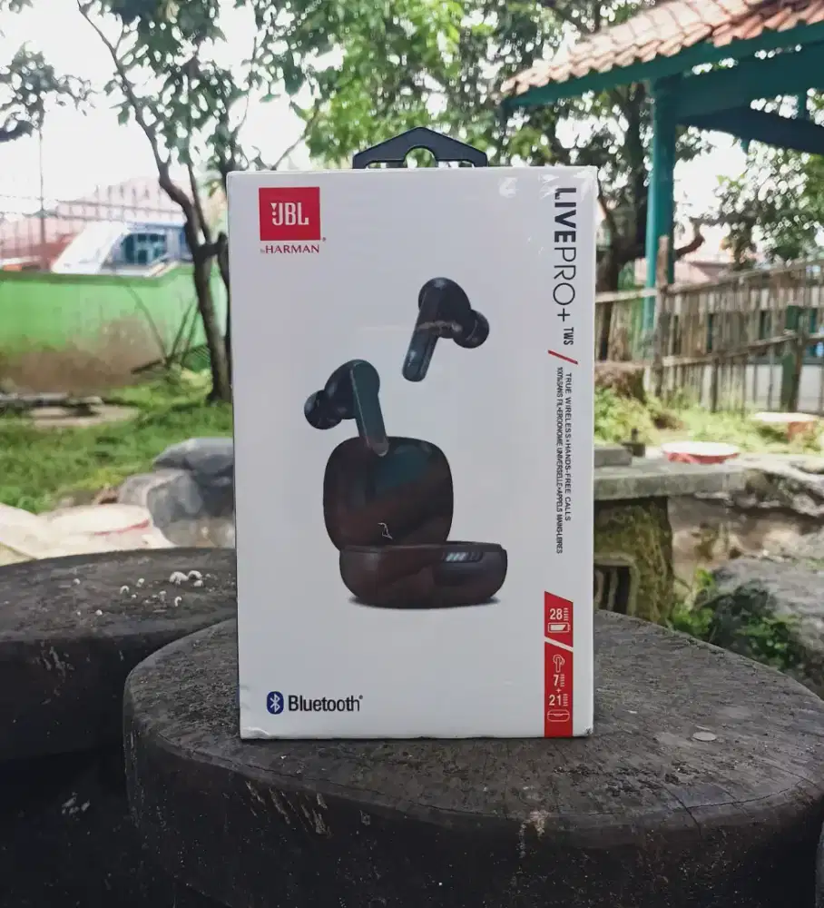 Headset JBL Live Pro Plus by Harman TWS Bluetooth • PURE BASS SOUND •