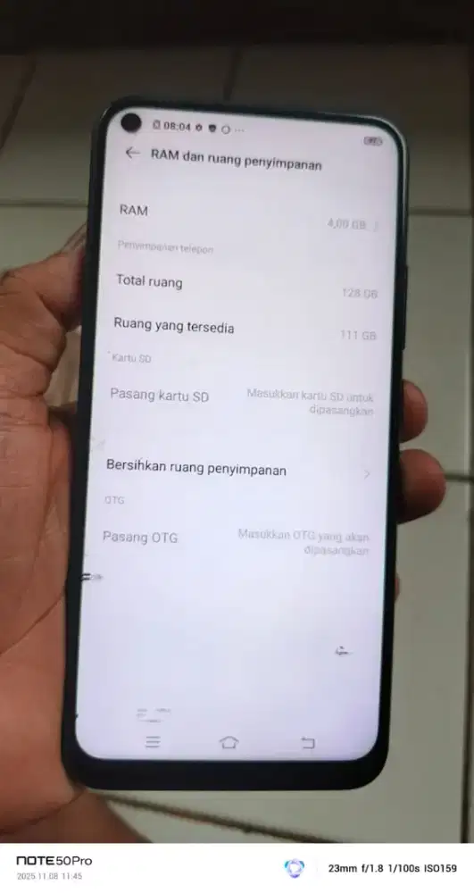 Vivo   y30   4/128  mnus noda item tipis dkit orian normal smua