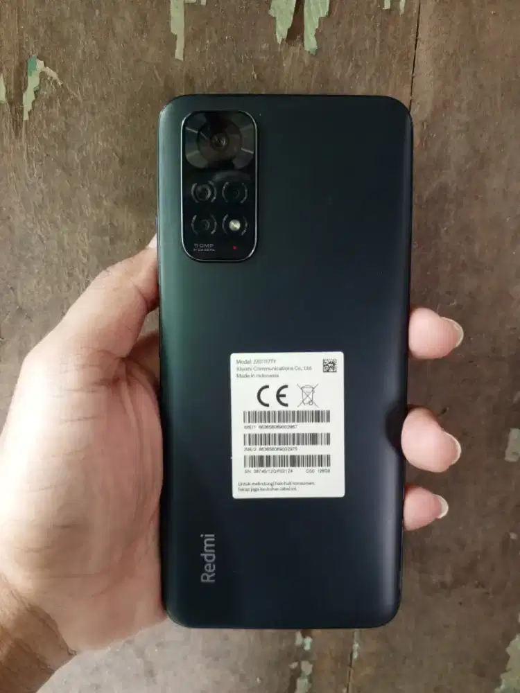 Redmi note 11 ram 6/128 Fullset NEGO