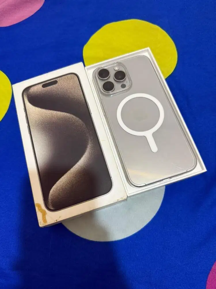 Terima TT Iphone 15 Pro Max 256 beacukai