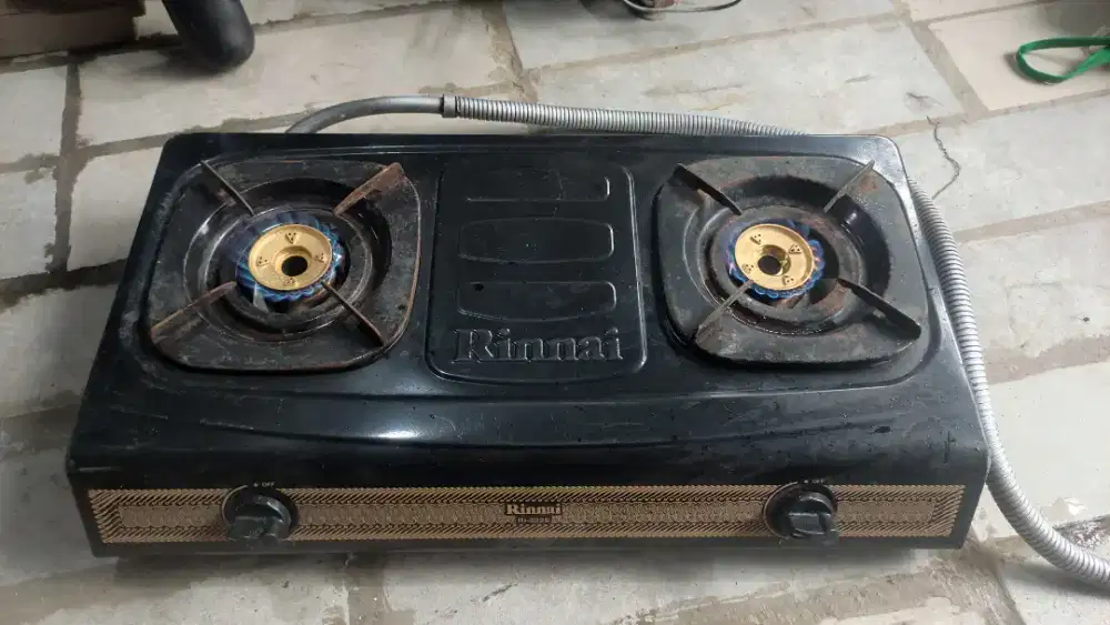 KOMPOR RINNAI 2 TUNGKU (HANYA KOMPOR TANPA SELANG & REGULATOR)