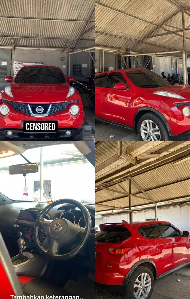 Nissan juke merah