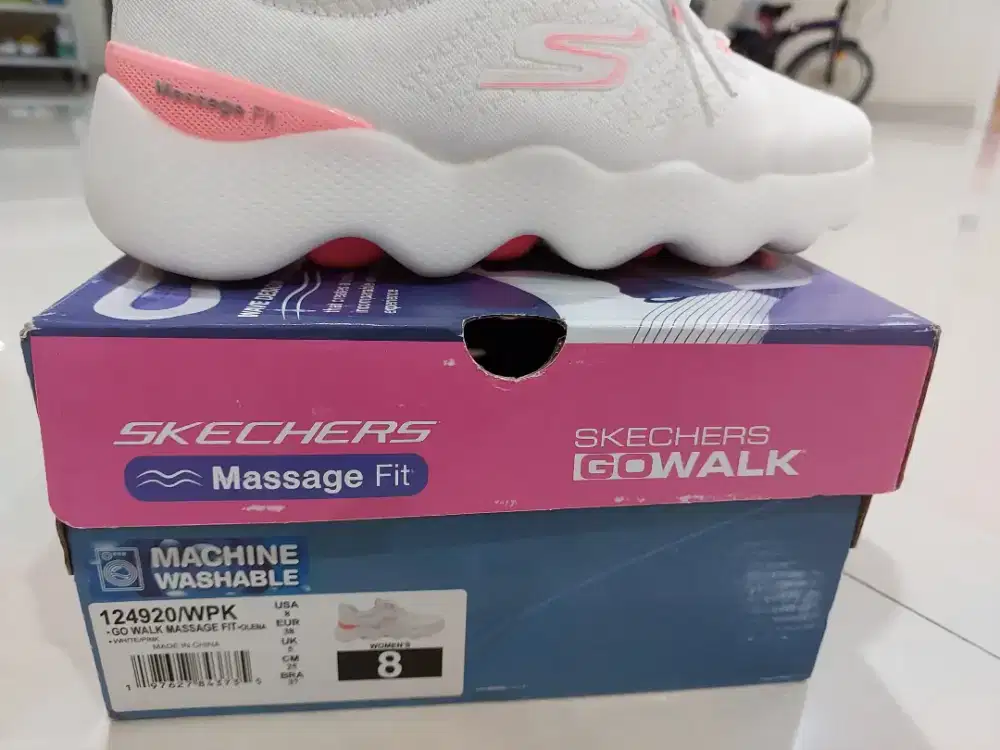 Sepatu SKECHERS Go Walk Massage Fit ORIGINAL, second 95%, size 38