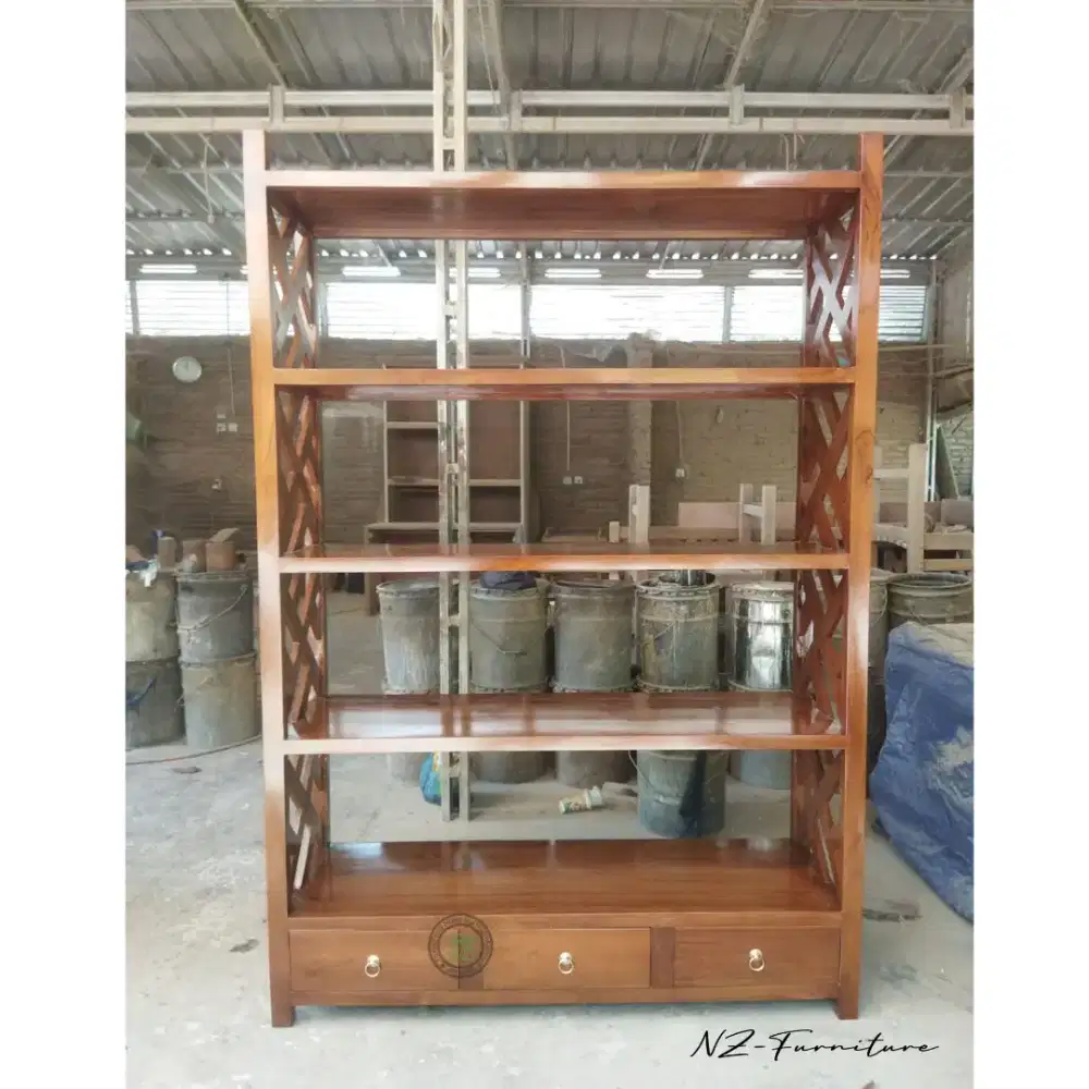 Rak Multifungsi Kayu Jati