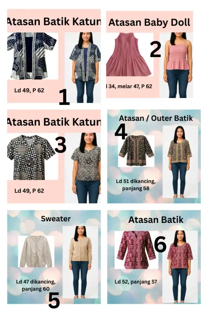 Preloved Baju /Atasan