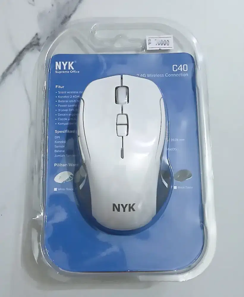 Mouse Wireless merek NYK baterai daya NEW [Preloved]