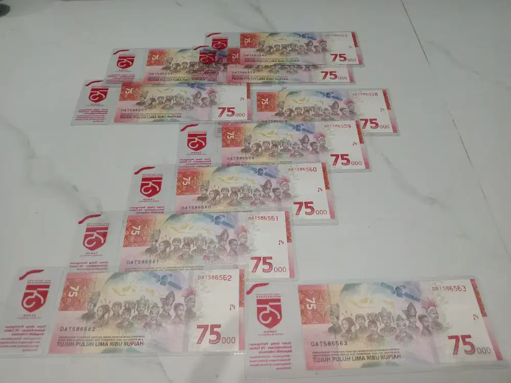 UANG KERTAS 75 RIBU RUPIAH