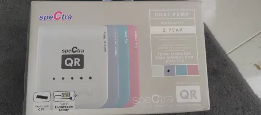 SPECTRA Q PLUS ELECTRIC BREAST PUMP RECHARGEABLE DENGAN 5 LEVEL