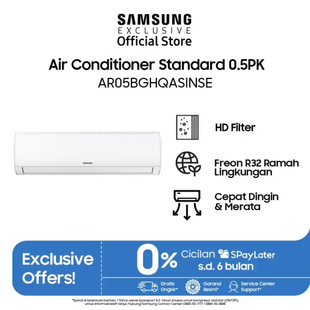 Ac samsung 1/2pk 05BGHQ