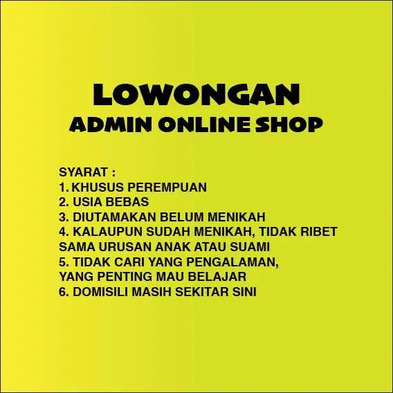 ADMIN ONLINE SHOP
