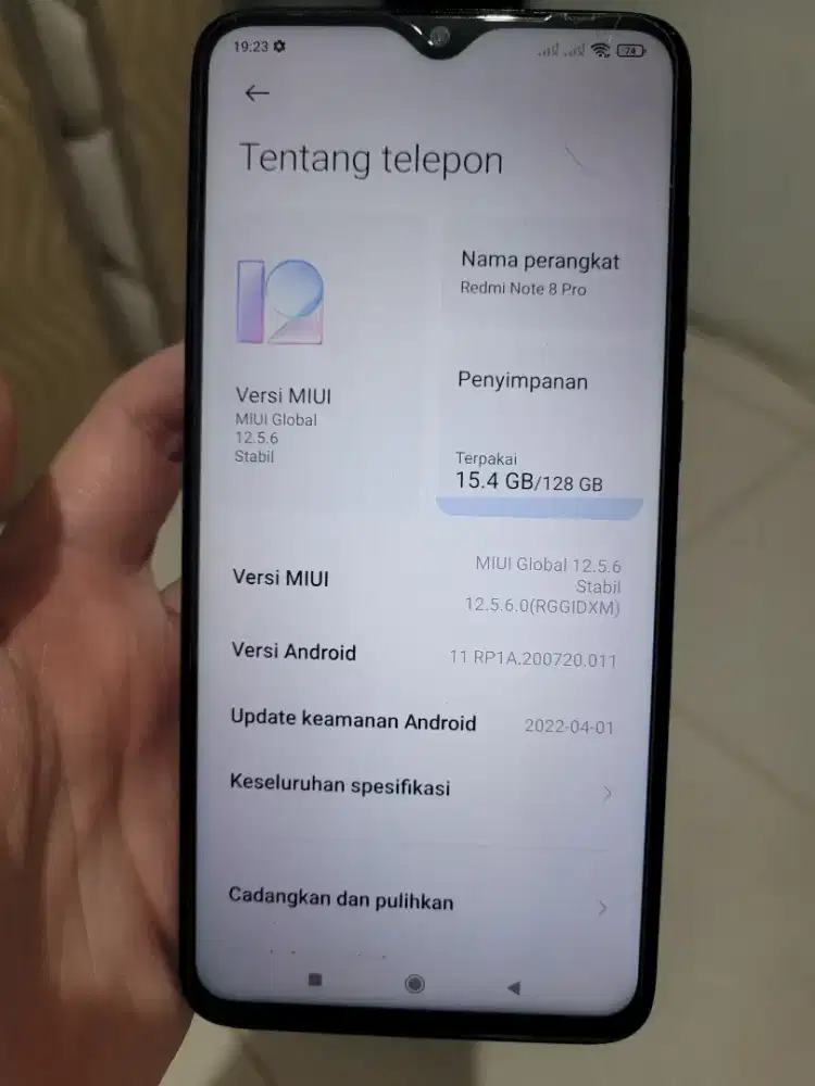 Xiaomi redmi note 8 pro 6/128